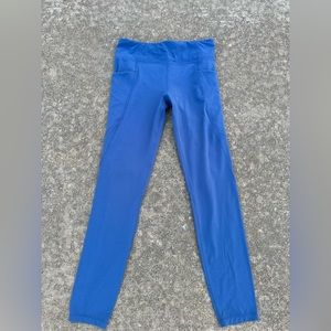 Blue Athleta Girls Leggings